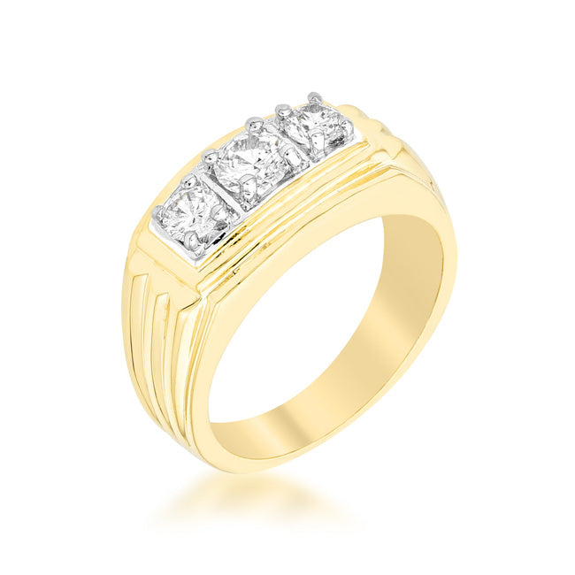 Avera Shauna 0.4ct Cubic Zirconia Wide Contemporary Ring
