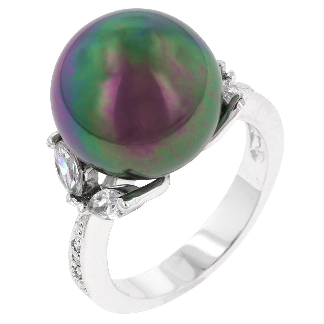 Avera Tahitian Princess Ring in Multi-Color Gemstone Finish