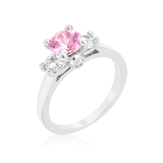 Avera Mini Triplet Ring in Red Size 5