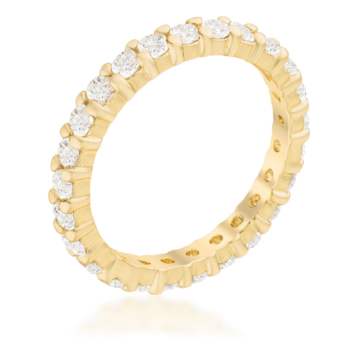 Avera Emerald Cut Triplet Engagement Ring In Silver Tone