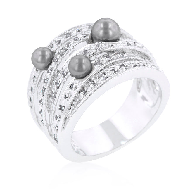 Avera Twisted Petite Solitaire Ring In Purple Crystal
