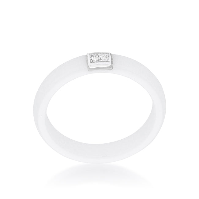Avera Crystal C'este Di Amore Ring In Sterling Silver