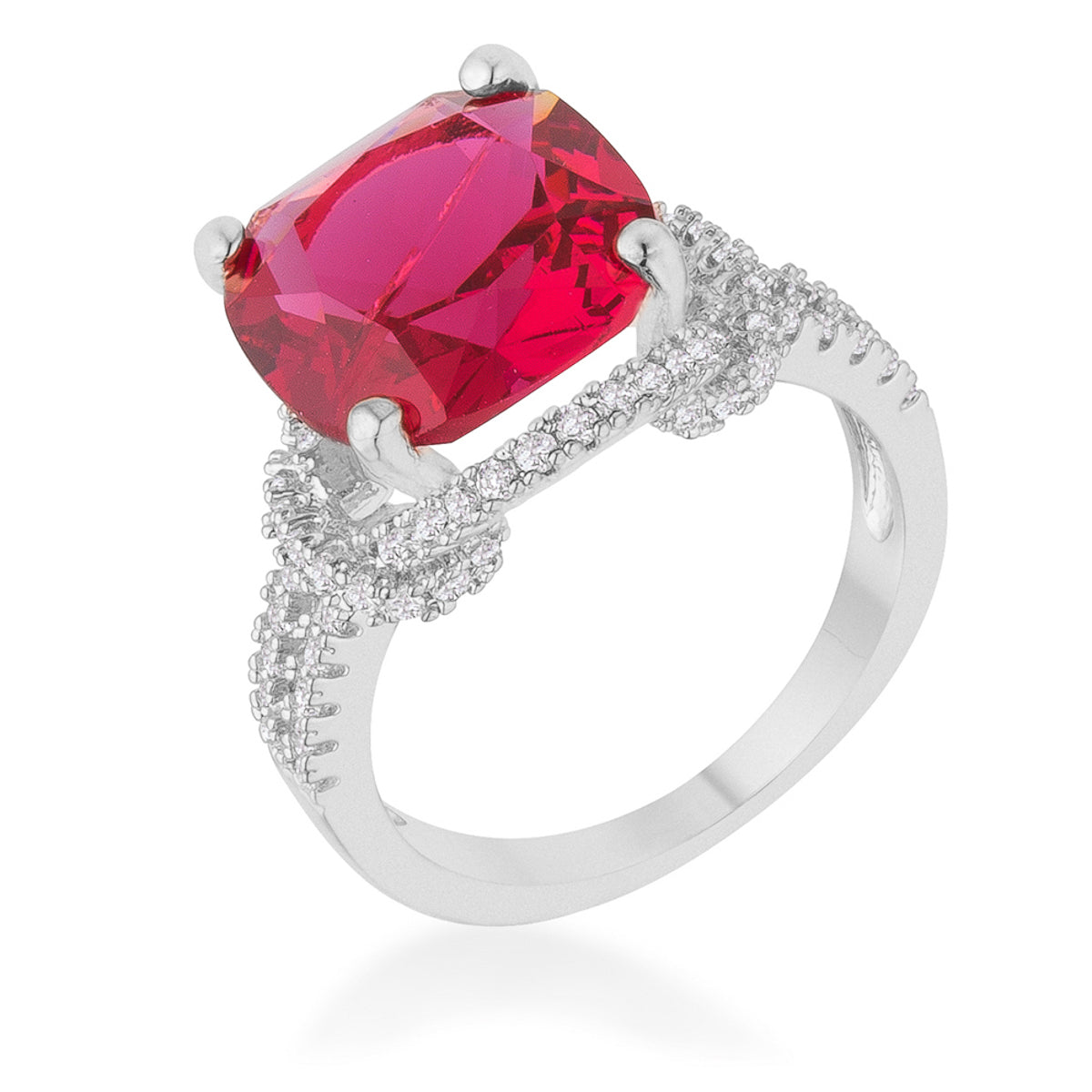 Avera Charlene 6.2ct Cubic Zirconia Classic Statement Ring