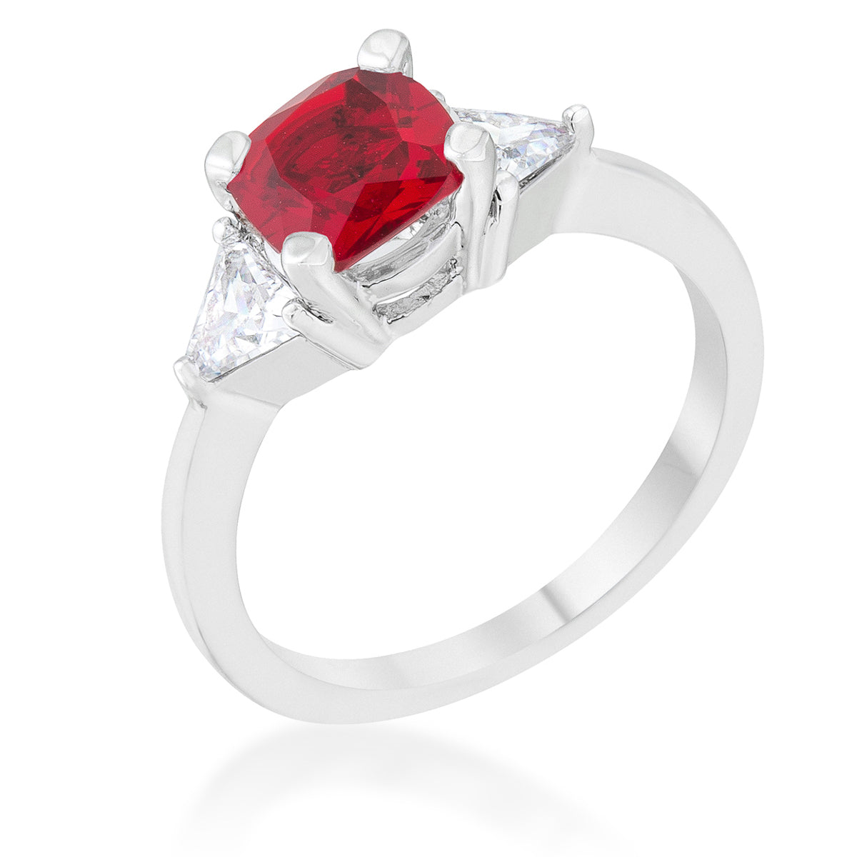 Avera Shonda 1.8ct Cushion Cut Cubic Zirconia Classic Statement Ring
