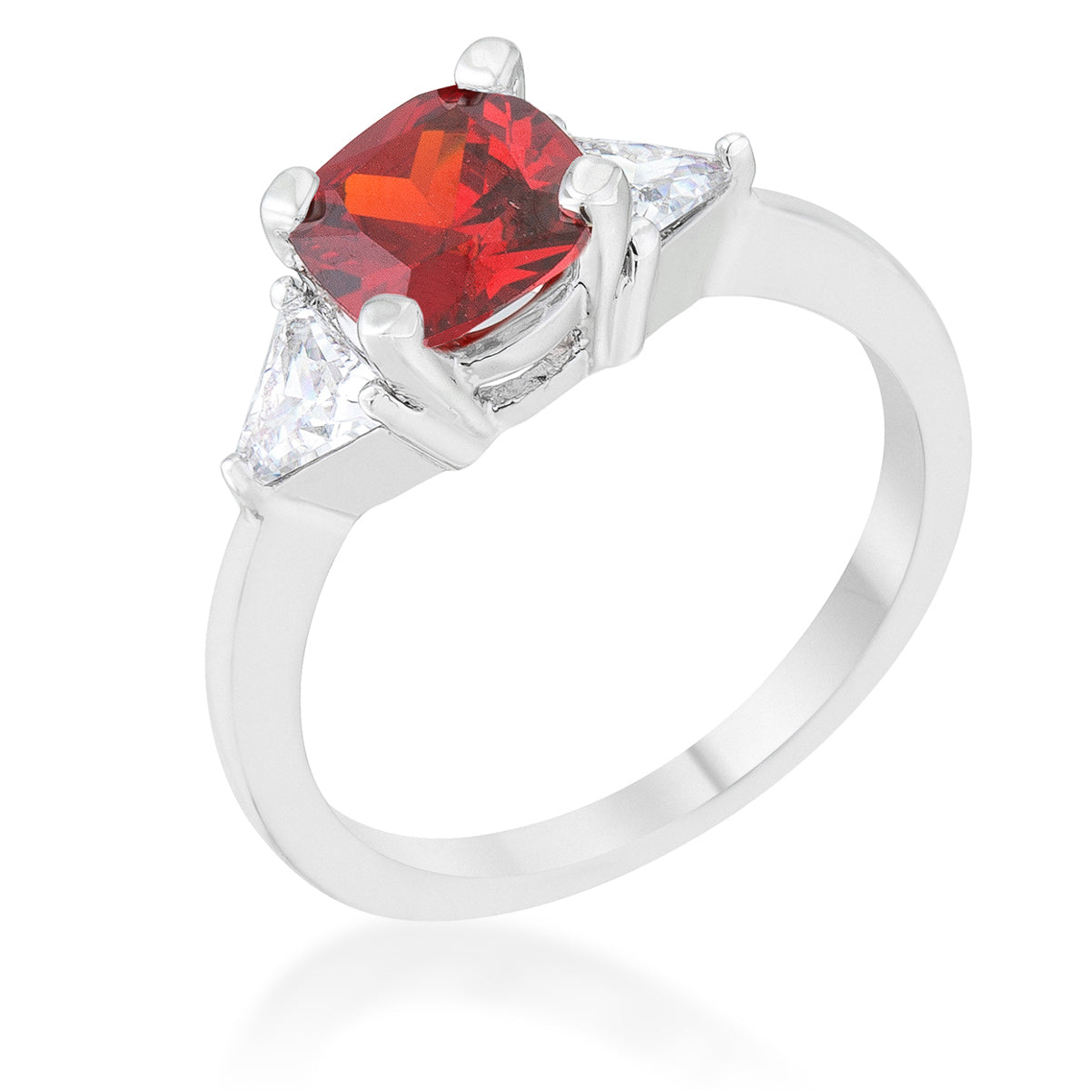 Avera Shonda 1.8ct Cushion Cut Cubic Zirconia Classic Statement Ring