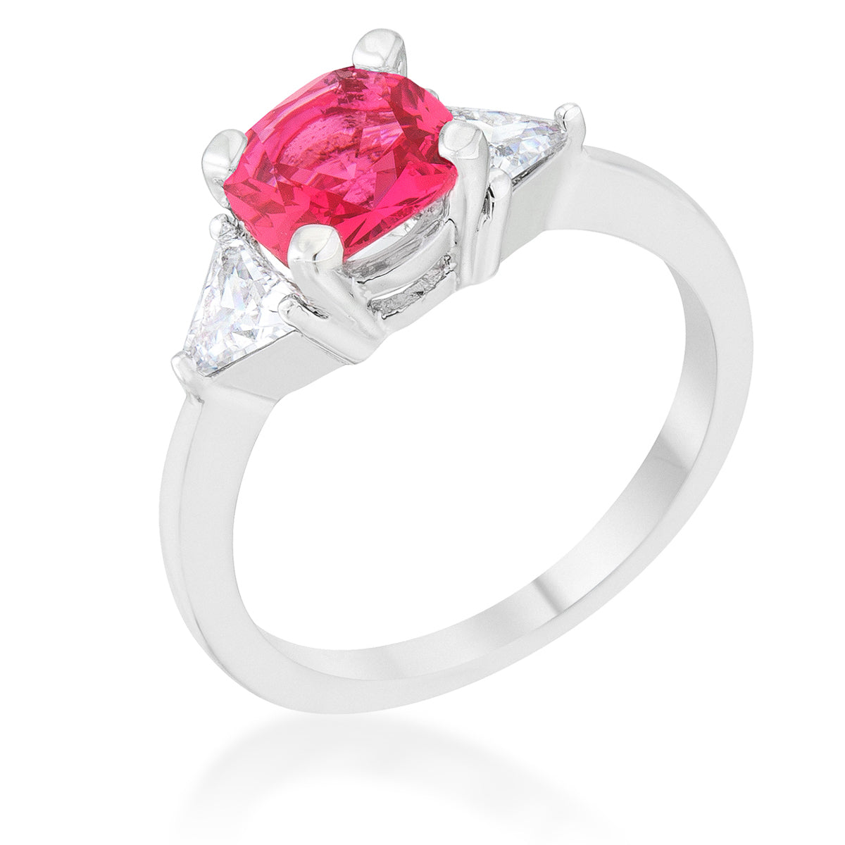 Avera Shonda 1.8ct Cushion Cut Cubic Zirconia Classic Statement Ring
