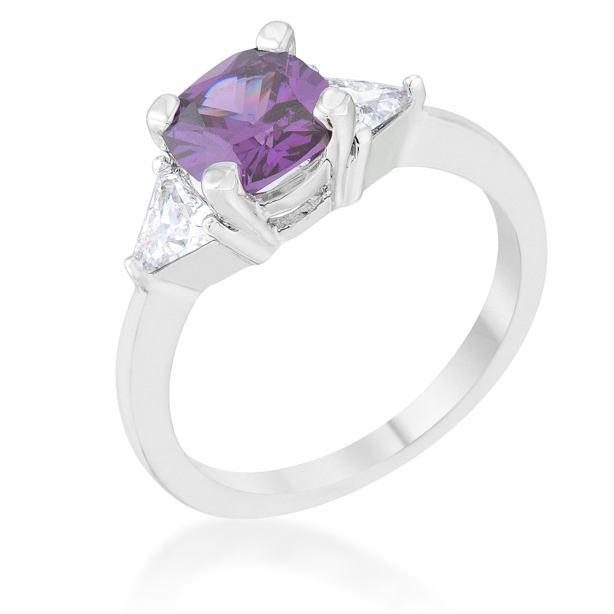 Avera Shonda 1.8ct Cushion Cut Cubic Zirconia Classic Statement Ring