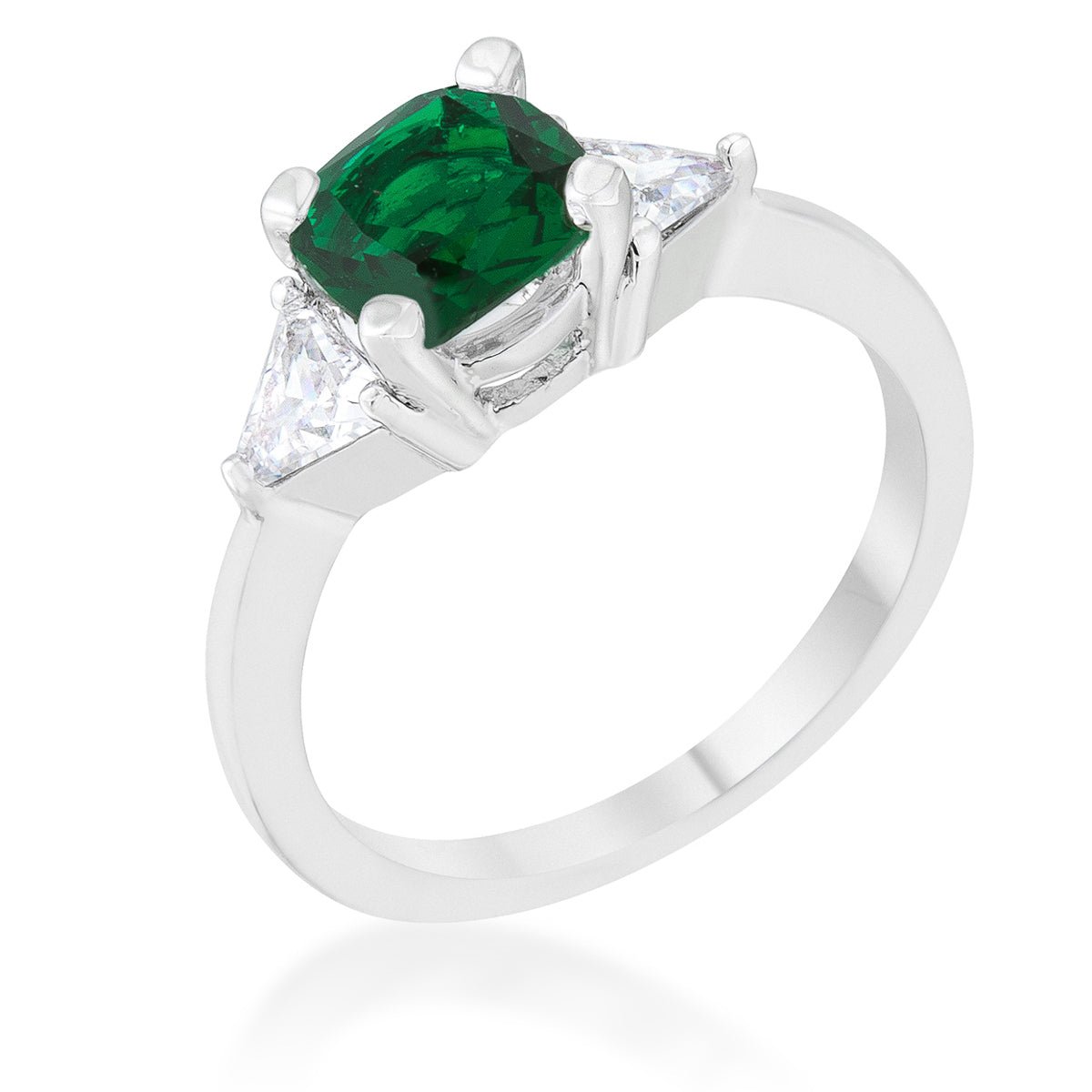 Avera Shonda 1.8ct Cushion Cut Cubic Zirconia Classic Statement Ring