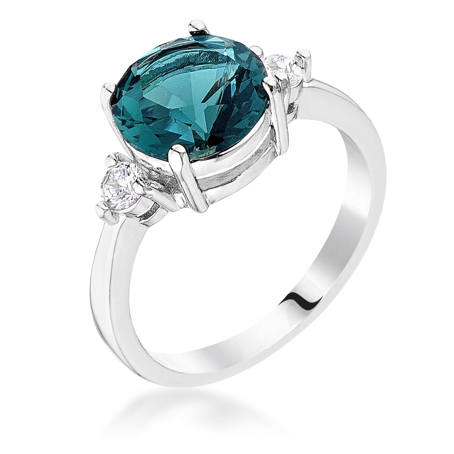 Avera Three Stone Engagement Ring In 14k Gold