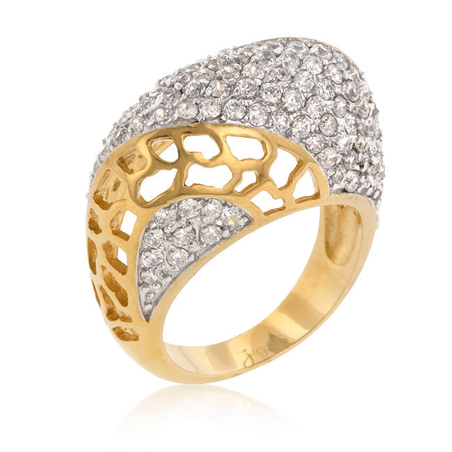 Avera Victoria Ring Gold Statement Accessory
