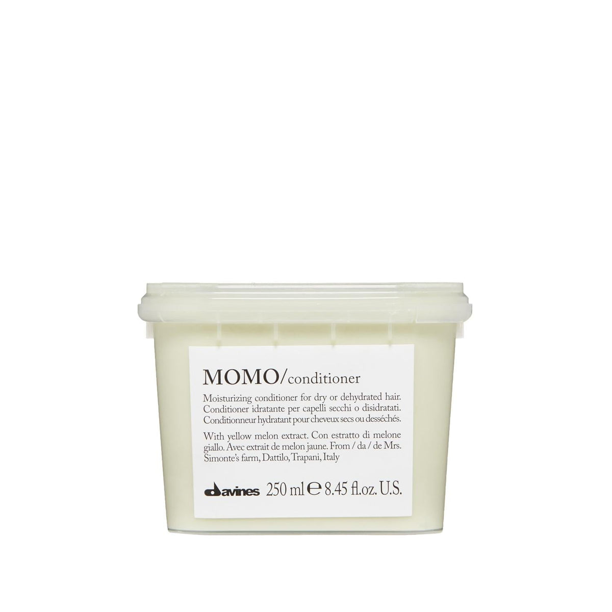 Davines Momo Moisturizing Cream 250ml - Hydrating and Protective Skin Care