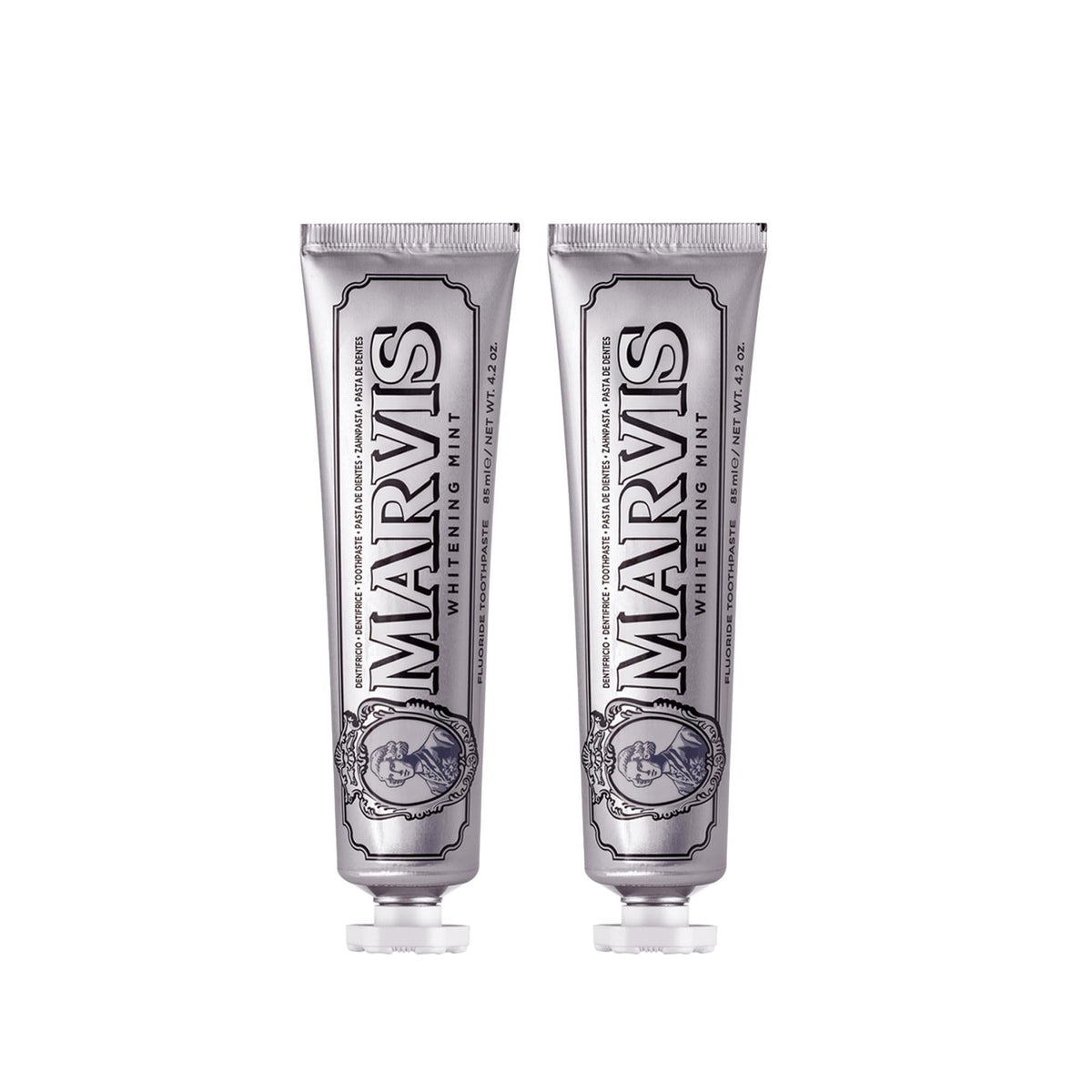 Marvis Whitening Mint Toothpaste 2-Pack: Achieve a Brighter, Confident Smile with Premium Oral Hygiene - Best Teeth Whitening Solution