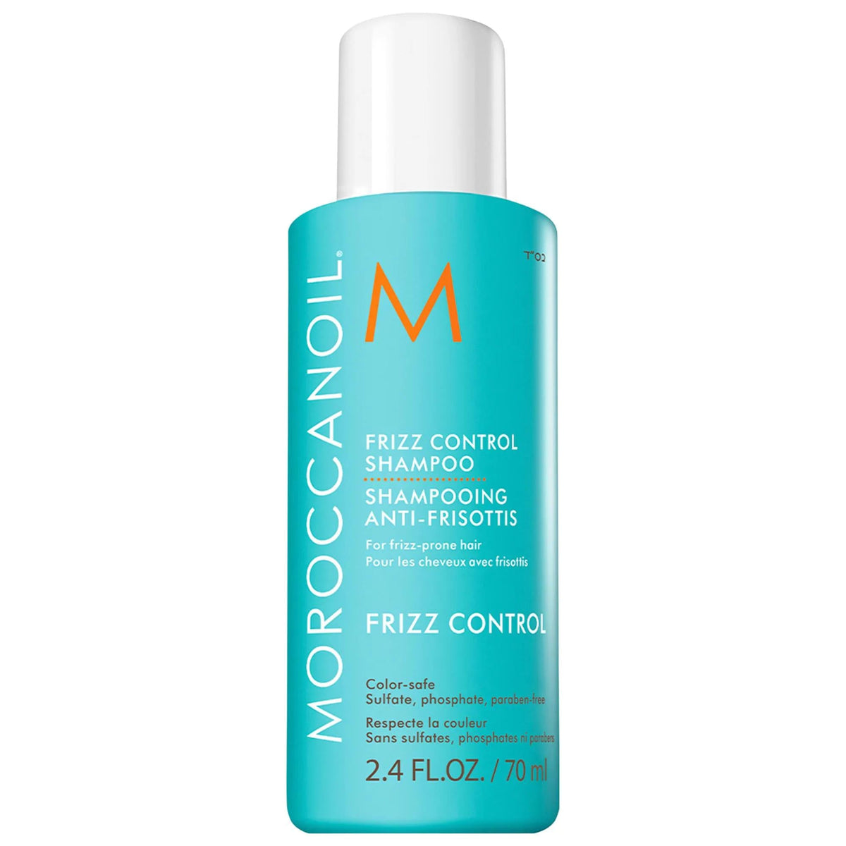 Moroccanoil Mini Frizz Control Shampoo: Tame Frizz, Boost Shine, Sulfate & Paraben-Free - 72-Hour Humidity Protection