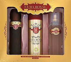 Gift/Set Cuba Royal 3 Pcs. 3.4 Fl Perfume By Cuba For Men