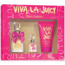 Gift/Set Viva La Juicy 3 Pcs. 3.4 Fl Perfume By Juicy Couture For Women