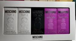 Moschino 5 Pcs. Set: Toy 2 + Toy 2 + Toy Boy + Toy 2 Bubblegum + Toy 2 Bubblegum Women. Perfume By For