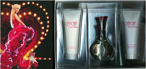 Gift/Set Paris Hilton Can Can 3 Pieces (1.7 Fl Perfume By Parlux For Women