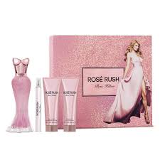 Gift/Set Paris Hilton Rose Rush 4 Pcs. 3.4 Fl Perfume By Parlux For W