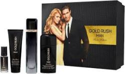 Gift/Set Paris Hilton Gold Rush By Paris Hilton 4 Pcs. 3.4 Fl Perfume By Paris Hilton For Men