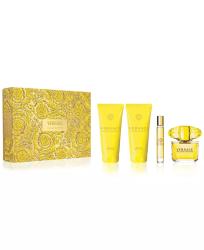Gift/Set Versace Yellow Diamond 4Pcs. 3.0Z Edt Spray + 3. Perfume By Versace For Women