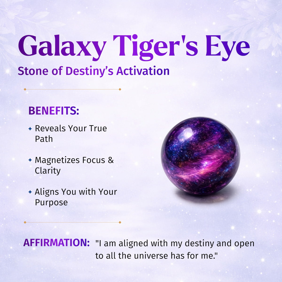 Destiny Activator - All-Galaxy Tiger’s Eye Bracelet | 6mm