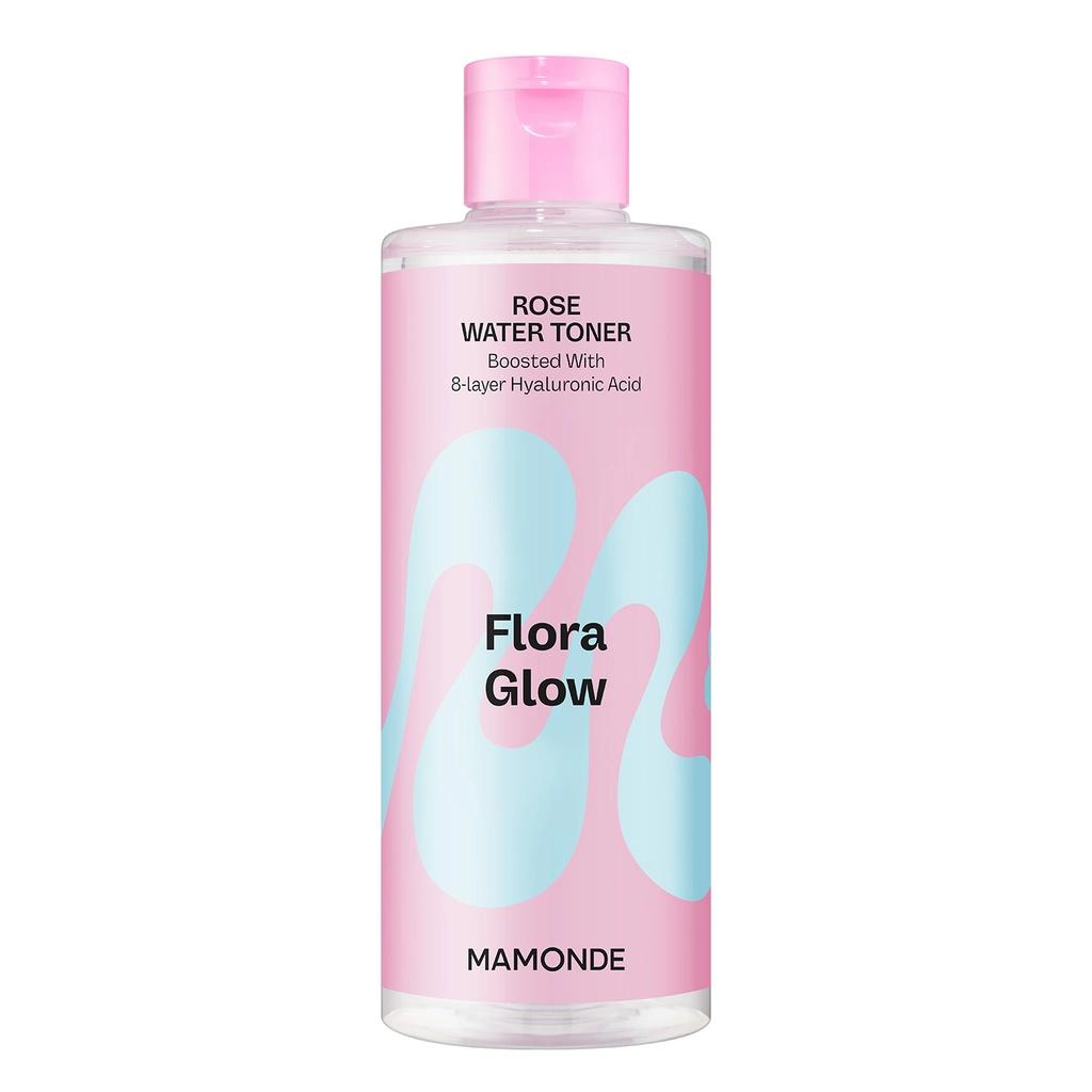 Mamonde Flora Glow Rose Water Toner for Hydrated Skin 300 ml