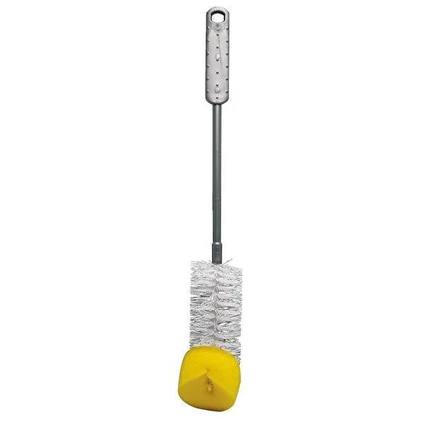 Flink & Sauber Bottle Cleaning Brush with Sponge Tip - Effective Kitchen Cleaning Tool for Narrow-Necked Bottles