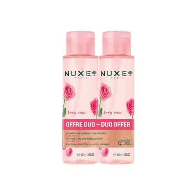 Nuxe Very Rose: Gentle Micellar Water - Rose Water, Alcohol & Sulfate-Free Cleanser, Removes Makeup, Soothes Sensitive Skin (400ml)
