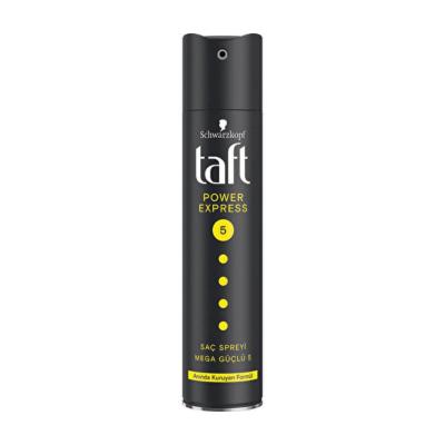 Taft Power Express 250ml Quick Dry Hair Spray - Strong Hold, Extra Dry Fixing & Shine