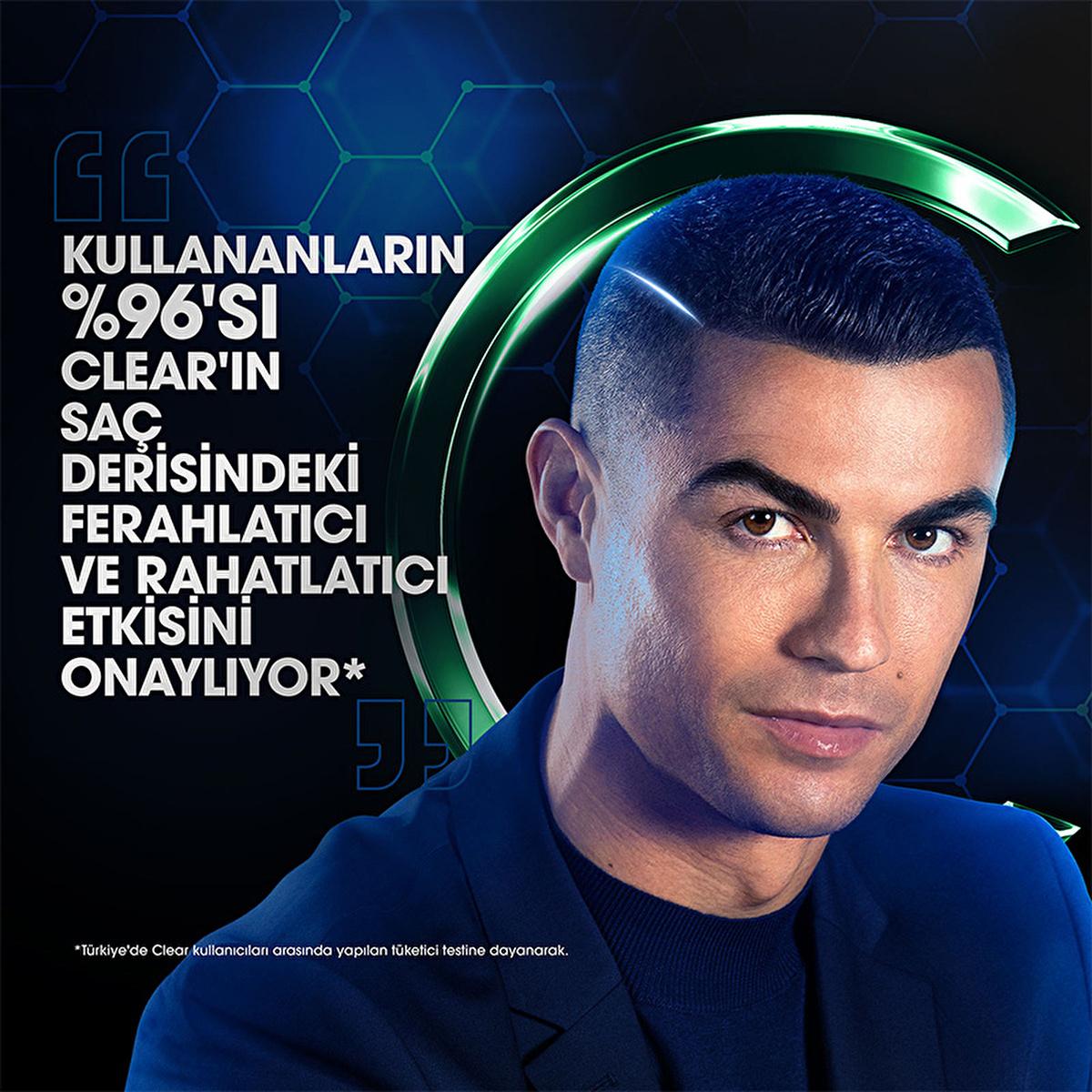 Clear Men: Advanced Anti-Dandruff Shampoo for Men - Cedarwood Eucalyptus - Itchy & Oily Scalp Relief - 48H Freshness