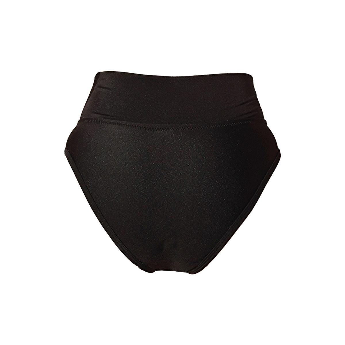 Pedkini Period-Proof High-Waisted Bikini Bottom: Leak-Proof Menstrual Swimwear for Confident Swimming