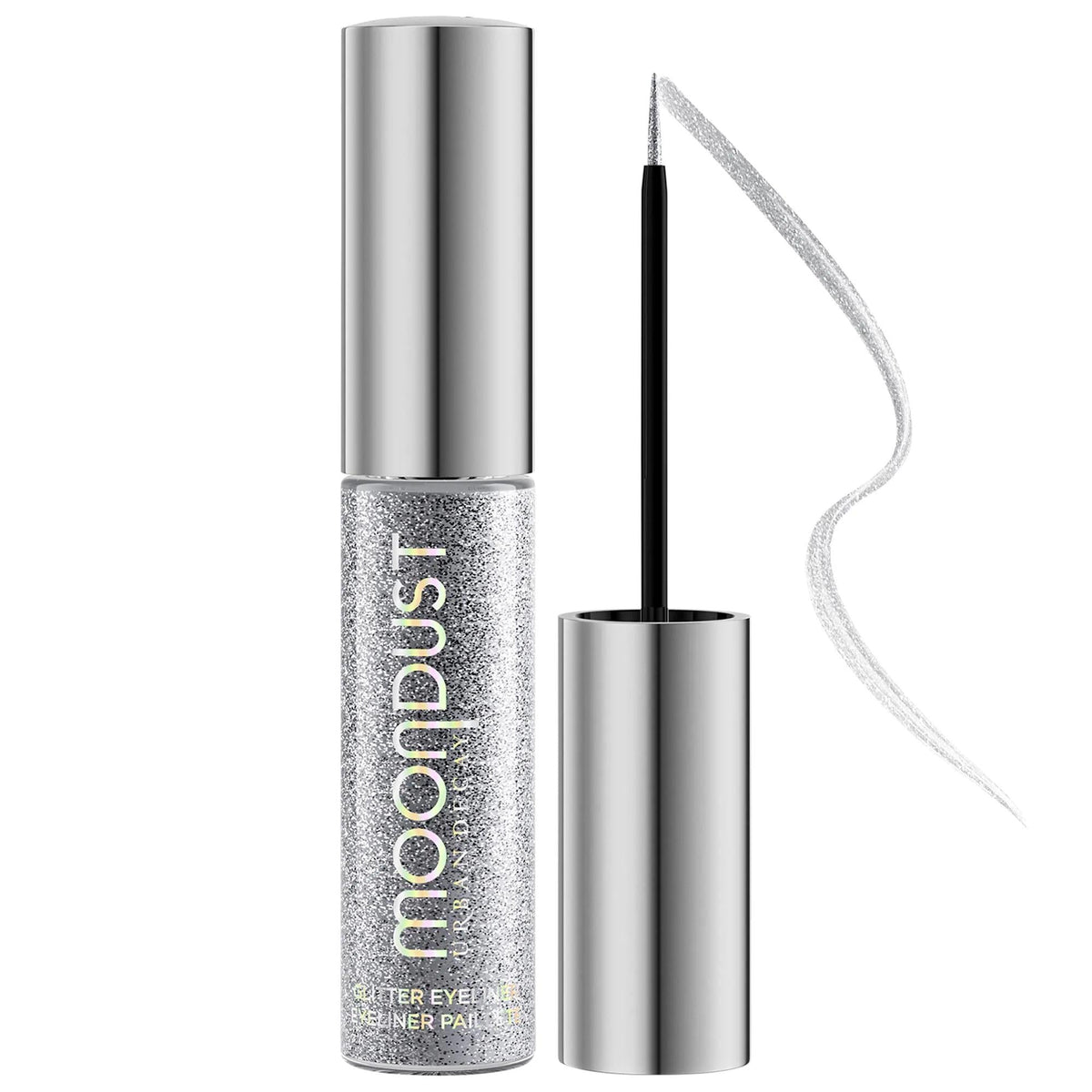 Moondust Liquid Glitter Eyeliner: Vegan, Cruelty-Free Shimmer Eyeliner for High-Impact Sparkle, Long-Lasting, Fallout-Free Glam