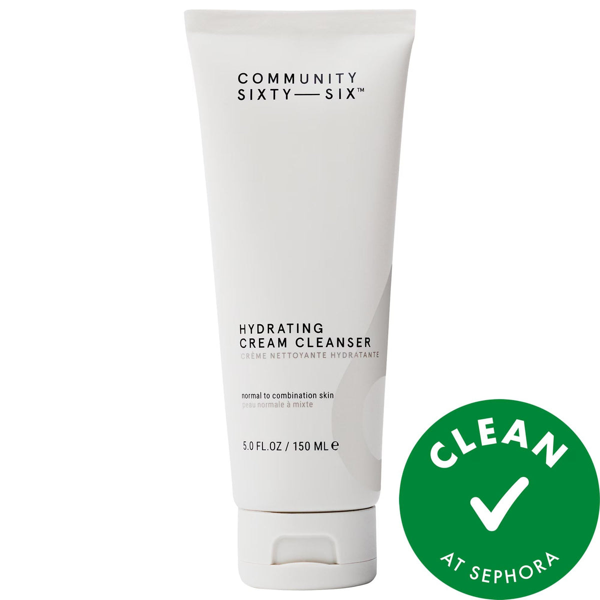 Hydrating Cream Cleanser with Hyaluronic & Polyglutamic Acids: Gentle, Vegan, & Cruelty-Free Face Wash for Dry, Smooth & Plumped Skin