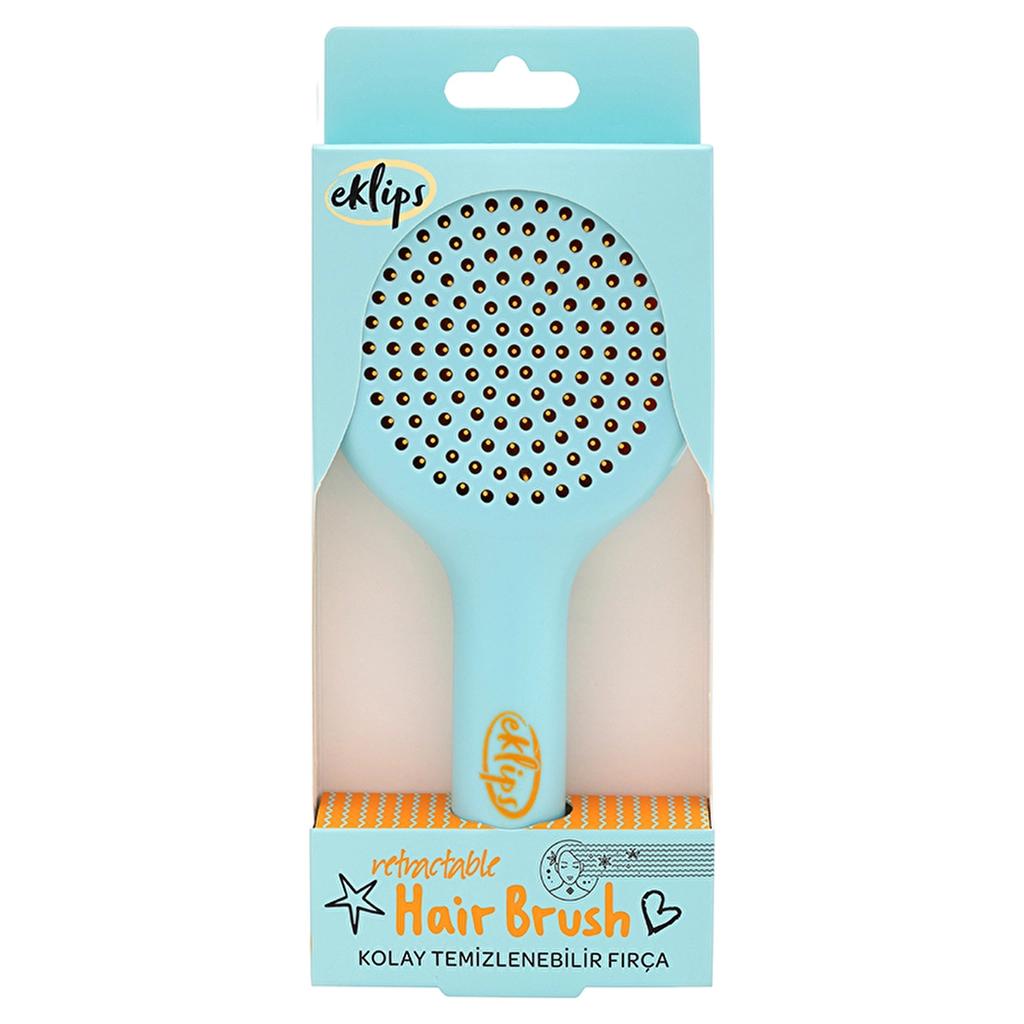 Eklips Easy-Clean Hair Brush with Removable Base