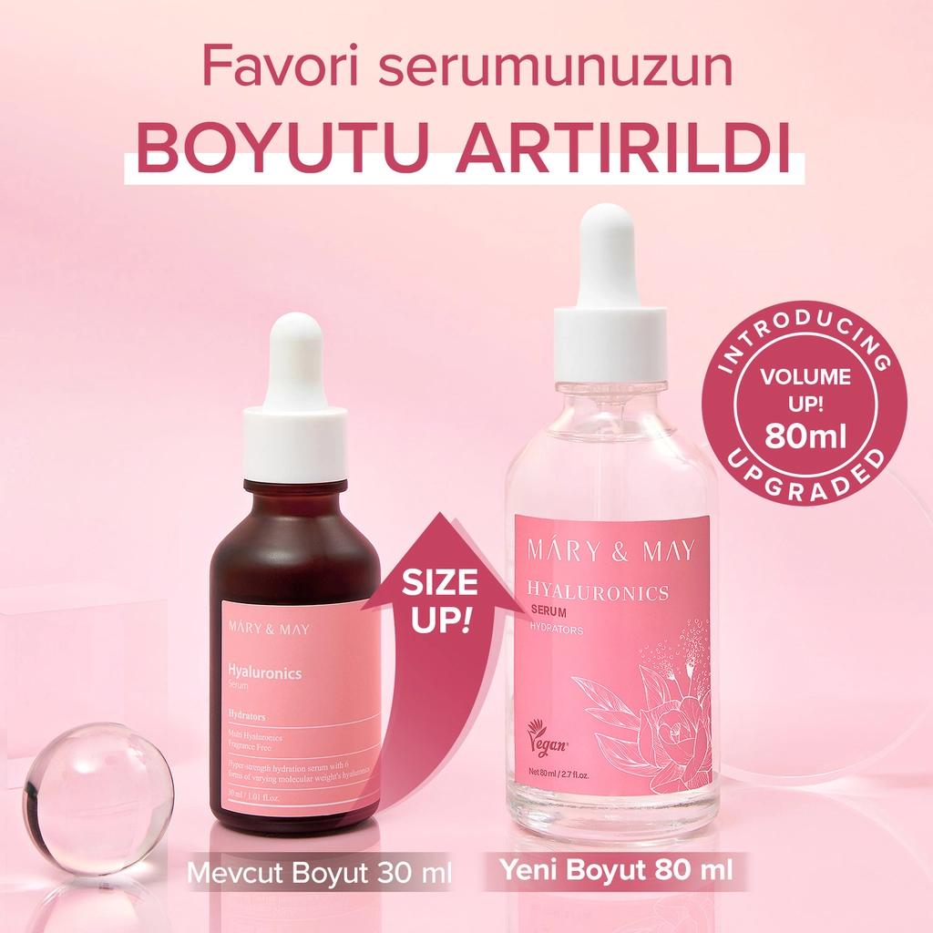 Mary & May Hyaluronic Acid Serum for Deep Hydration 80ml