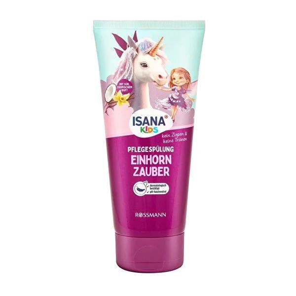 Isana Kids Unicorn Hair Care Spray for Children - Gentle, 200ml, Fun Design