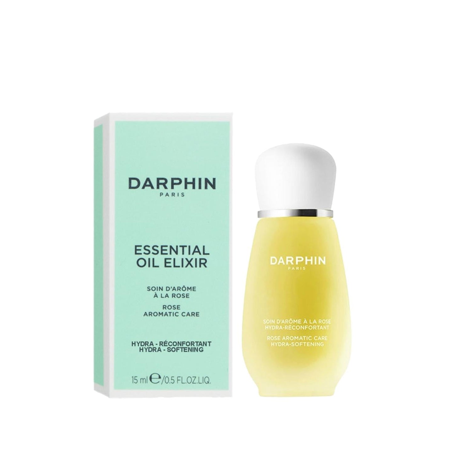 Darphin Rose Essential Oil Elixir - Hydrating Skincare, Aromatic Care, Luxury Skincare Product in 15ml Bottle