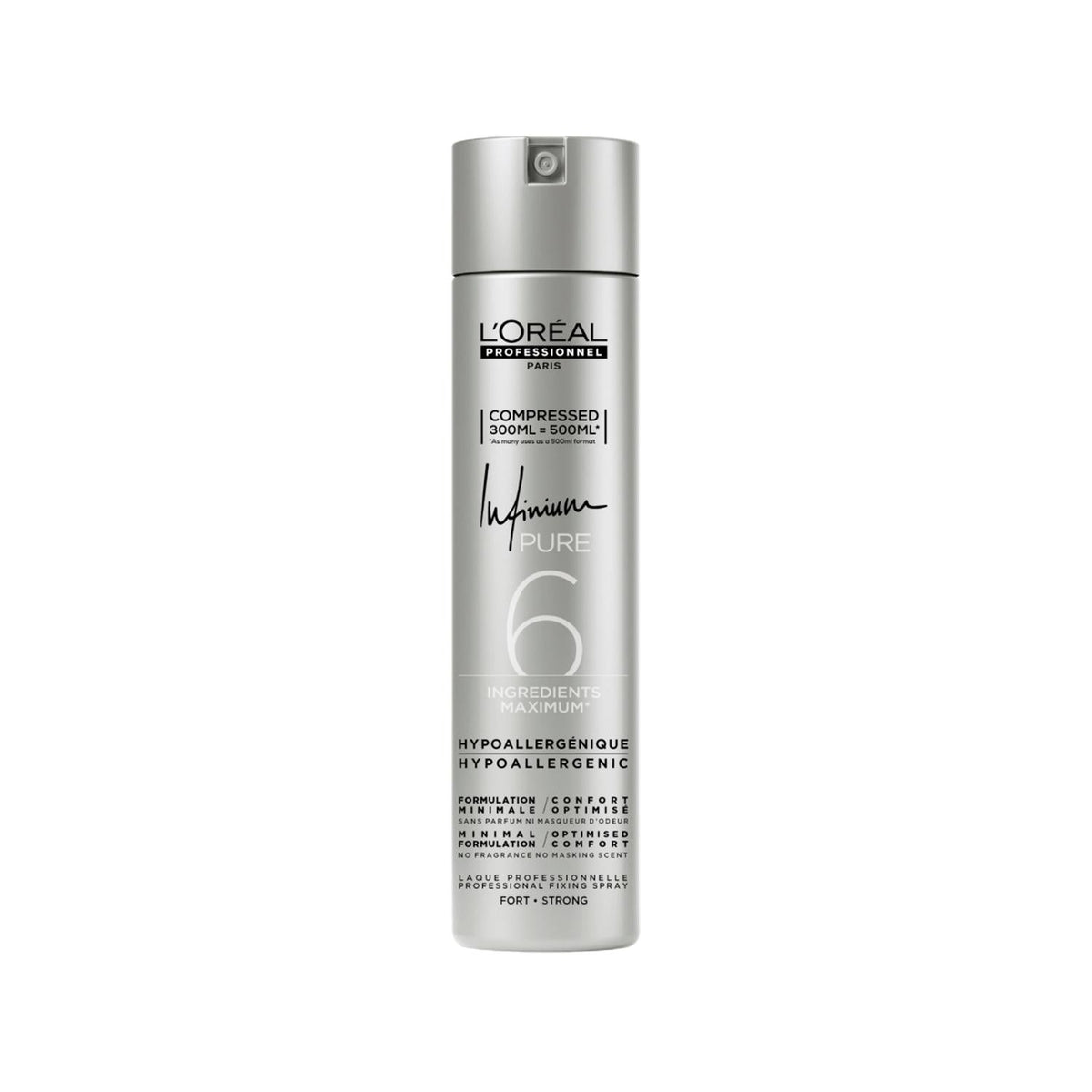 Loreal Professionnel Paris Infinium Strong Hold Hair Spray 300ml - Professional Hair Care for Long-Lasting Styles