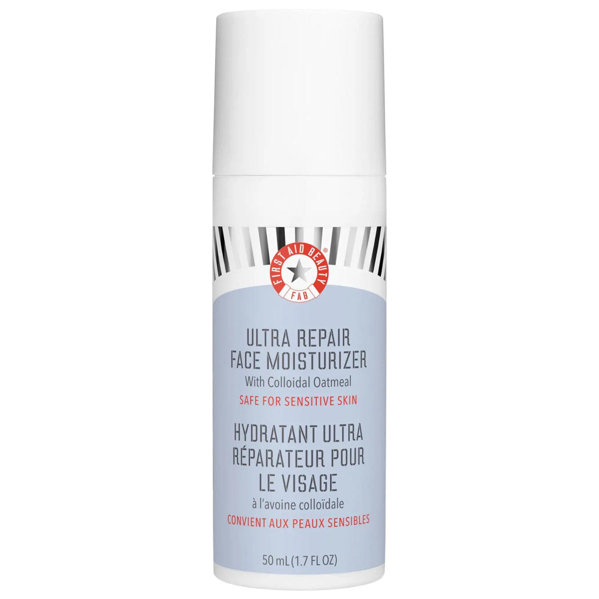 Ultra Repair Facial Moisturizer by First Aid Beauty - Vegan, Cruelty-Free Hydrating Face Cream for Normal Skin, Relieves Dryness & Redness