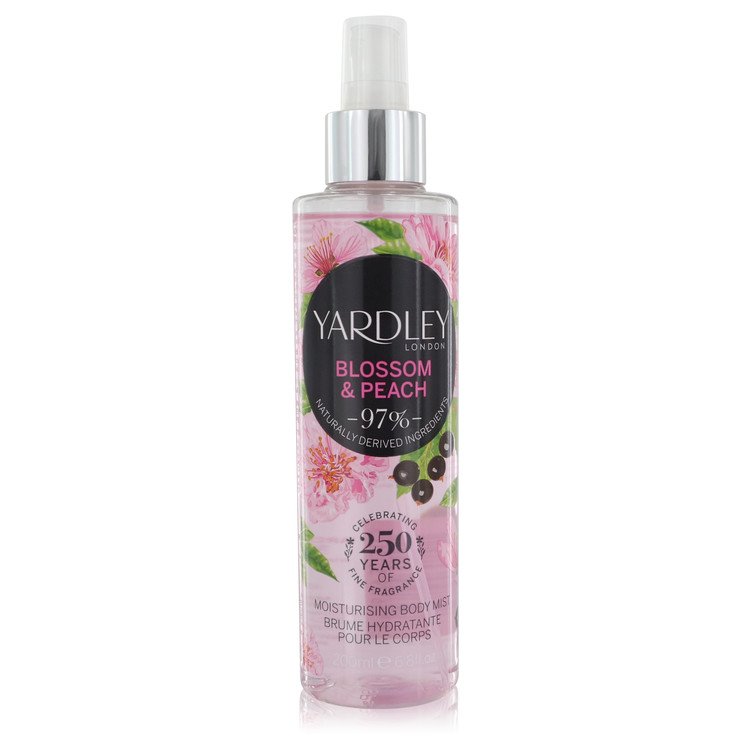 Yardley Blossom & Peach by Yardley London Body Fragrance Spray 2.6 oz for Women
