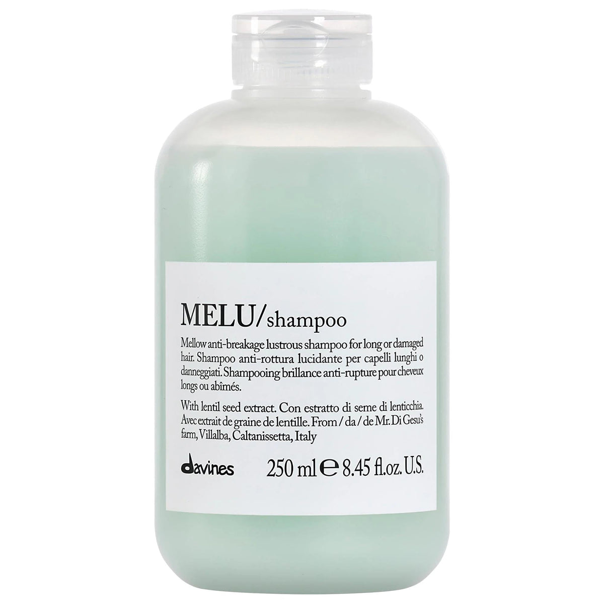 MELU Anti-Breakage Shampoo for Long Hair - Nourishing, Vegan, Damage Repair