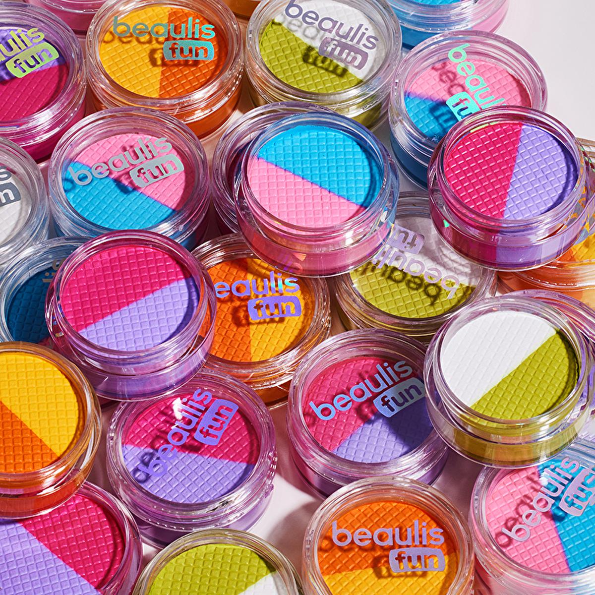 Beaulis Water-Activated Eyeliner, Fun Rainbow Liner for Creative Eye Makeup - Unique, Two-Toned Color Effect
