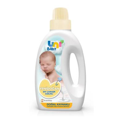 Uni Baby Newborn Laundry Soap: Hypoallergenic, Fragrance-Free Detergent for Sensitive Baby Skin - Gentle Stain Remover, Non-Residue Formula, 50.72 fl oz