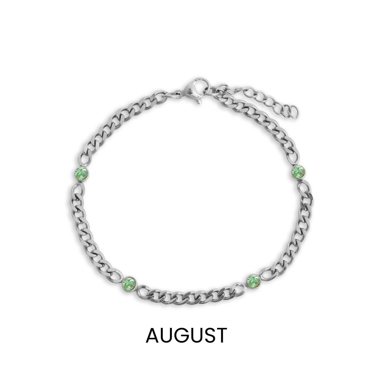 Bracelet de naissance en acier inoxydable