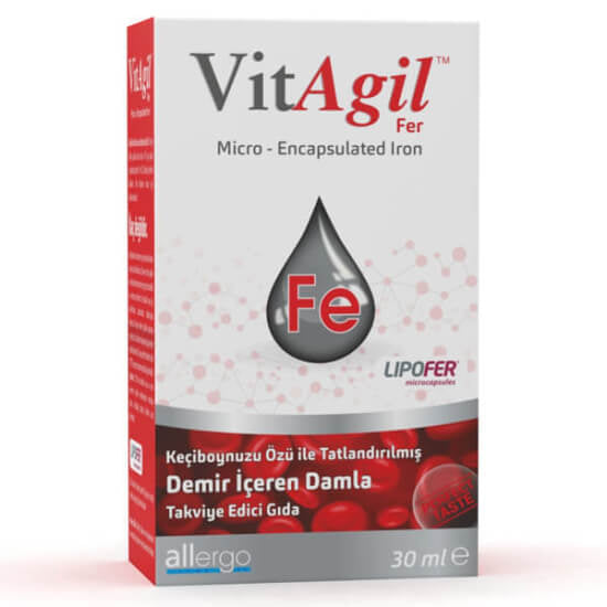 Allergo Vitagil Fer Iron Drops for Daily Support 30 ml