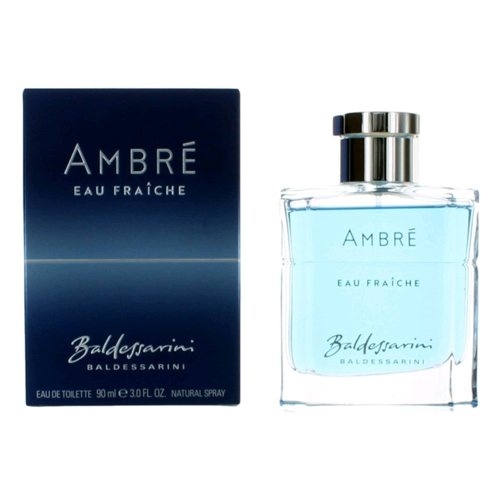Baldessarini Ambre Eau Fraiche, 3 oz EDT Spray for Men