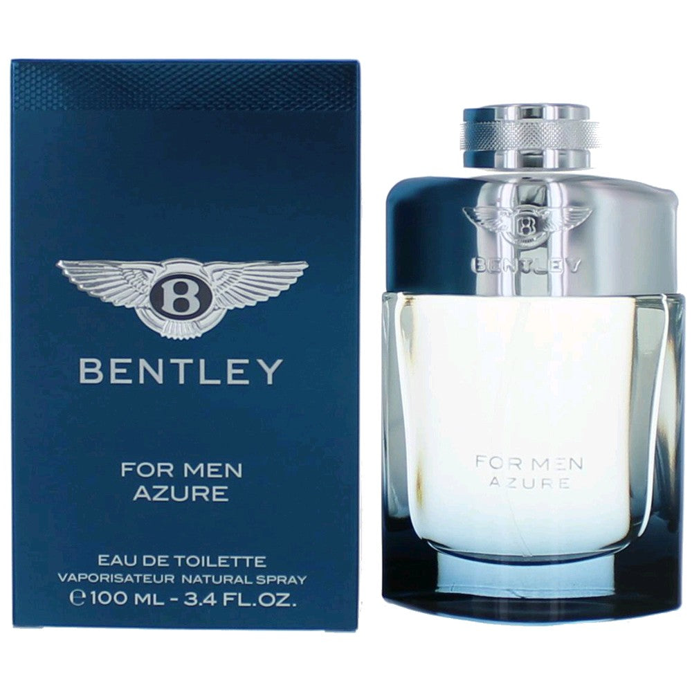 Bentley Azure, 3.4 oz EDT Spray for Men