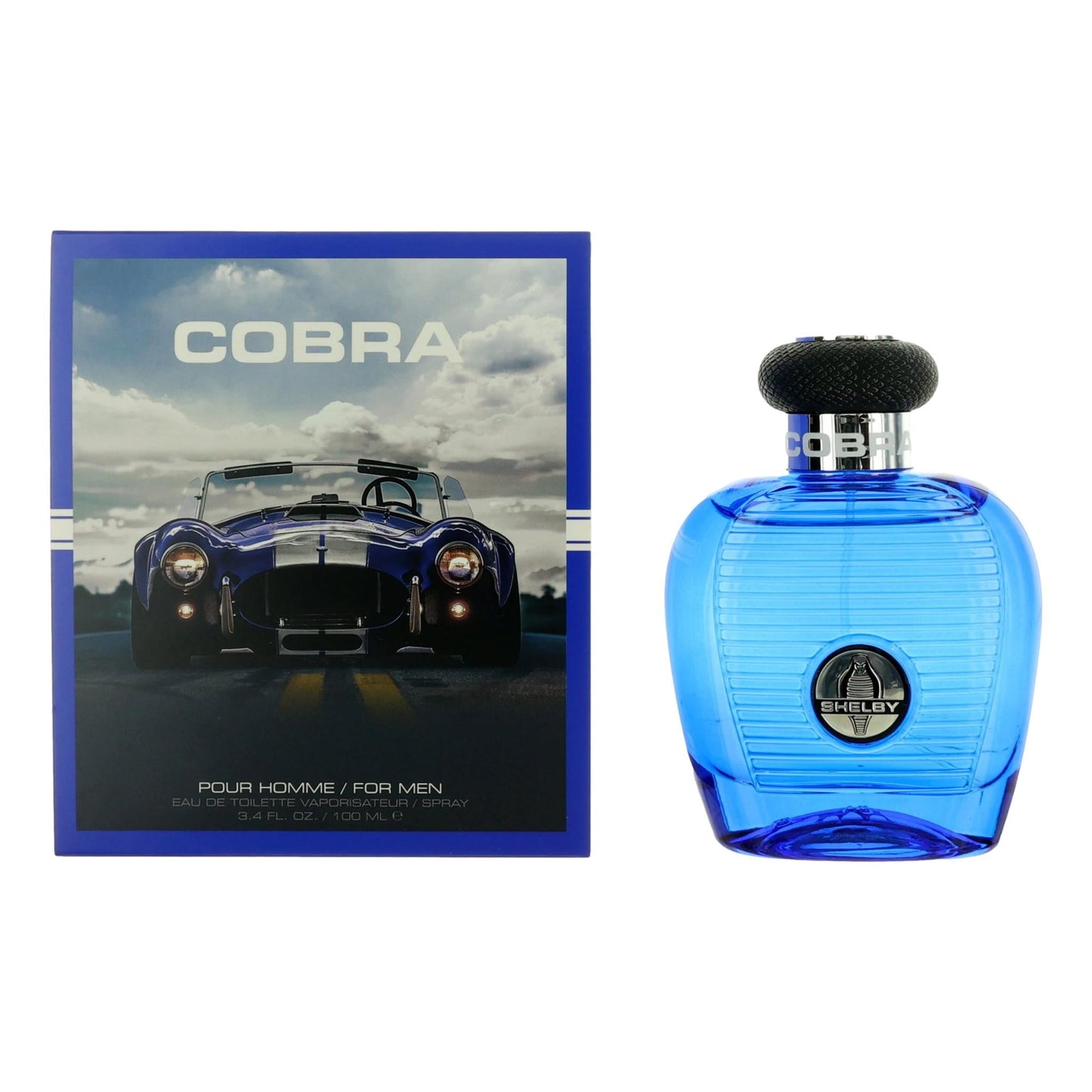Cobra Blue, 3.4 oz EDT Spray for Men