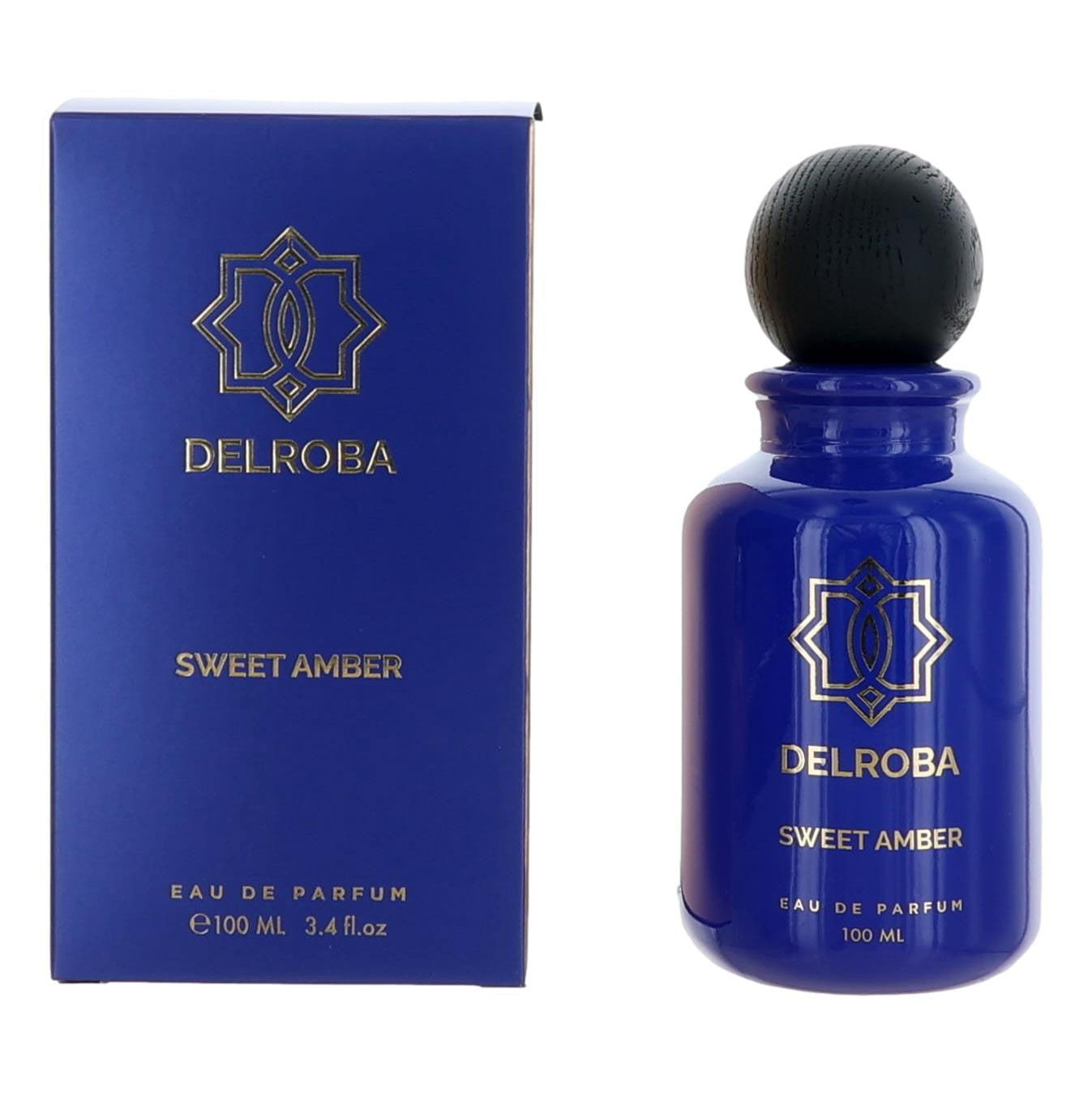 Delroba Sweet Amber, 3.4 oz EDP Spray for Men