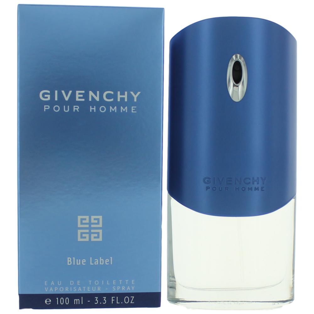 Givenchy Pour Homme Blue Label, 3.3 oz EDT Spray for Men